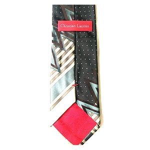 Christian Lacroix 100% Silk Tie Made in Italy